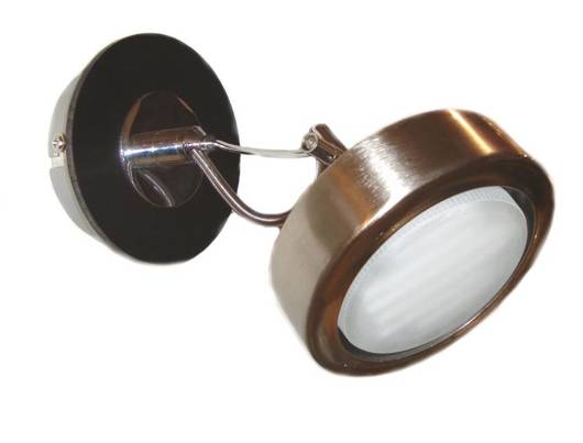 Lampa de perete candellux earth sconce 91-15788 gx53 energo satin/wenge