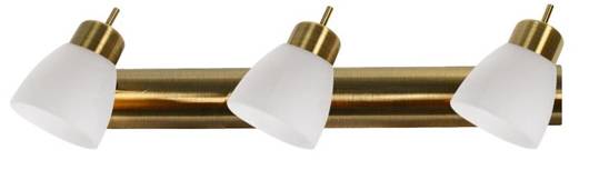 Plafoniera Candellux 93-85453 Venice band 3*40W G9 patinata alba