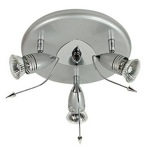 Plafoniera Candellux 98-09886 Thunder plafond 3*50W GU10 230V crom antracit