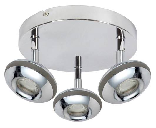 Plafoniera LED 3x6W 26cm SKIPPER 98-67685 LED COB PLAFON CAP ROTUND CU articulatie cromata